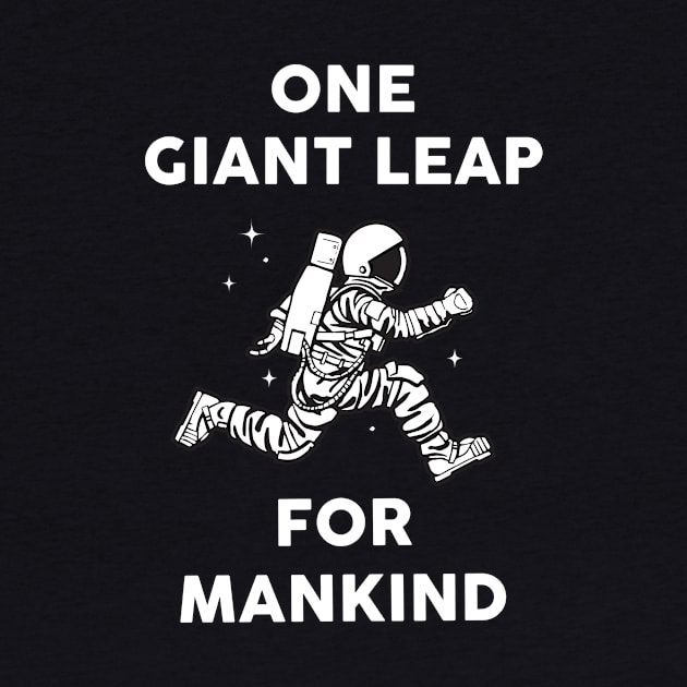 One Giant Leap Astronaut by spacefunkdesigns